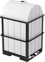 Image of Product. Front orientation. Tanks. Plastic Tanks with Forklift Entry, Style C.