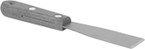 Image of Product. Front orientation. Putty Knives. Nonsparking Putty Knives, Beveled Edge, Wood Handle.
