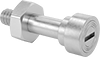 Thrust-Load-Rated Corrosion-Resistant Threaded Track Rollers
