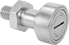 Thrust-Load-Rated Corrosion-Resistant Threaded Track Rollers