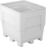 Image of Product. Front orientation. Bulk Containers. Food Industry Bulk Containers.