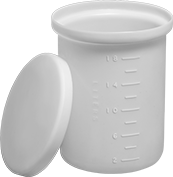 Image of Product. Front orientation. Tanks. High-Temperature Round Plastic Batch Tanks.