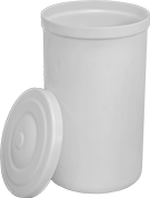 Image of Product. Front orientation. Tanks. Food and Beverage Round Plastic Batch Tanks.