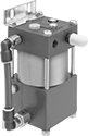 Image of Product. Front orientation. Compressed Air Pressure Boosters. Fixed, 1/4 NPT Female Supply Inlet and Outlet.