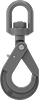 Eye Hooks with Load-Locking Latch and Swivel—For Lifting