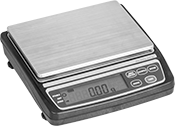 Image of Product. Front orientation. 6 3/4" Wide Platform. Hazardous Location Digital-Display Bench-Top Scales, Rectangular Platform.