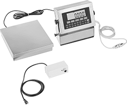 Image of Product. Front orientation. Hazardous Location Digital-Display Bench-Top Scales, Square Platform.