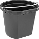 Image of Product. Front orientation. Pails. Rubber and Plastic Pails, Style C.