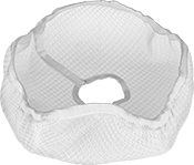 Image of Product. Front orientation. Fan Filters. Fan Shroud Filters, Fan-Back Mount, Polypropylene Filter.