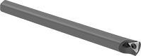 Image of Product. Shown with Insert Installed. Front orientation. Lathe Tool Insert Holders. Boring Lathe Tool Insert Holders.