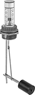 Image of Product. Front orientation. Liquid-Level Gauges. Vertical-Mount Liquid-Level Gauges for Tanks.