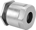 Image of Product. Front orientation. Cord Grips. Sanitary Liquid-Tight Stainless Steel Cord Grips.