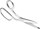 Image of Product. Front orientation. First-Aid Scissors. First-Aid Scissors, Style B.