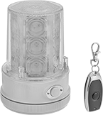 Image of Product. Front orientation. Indicator Lights. Battery-Operated Flashing Indicator Lights.