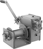 Image of Product. Front orientation. Winches. Precise-Positioning Heavy Duty Hand Winches for Wire Rope—For Lifting.