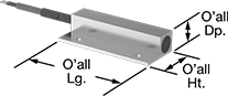 Image of Product. Front orientation. Contains Annotated. Space Heaters. Miniature Enclosure Space Heaters , Without Built-In Control, Clear.