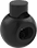 Image of Product. Front orientation. Bungee Cord Locks. Squeeze-to-Release Ball.
