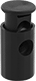 Image of Product. Front orientation. Bungee Cord Locks. Squeeze-to-Release Barrel.