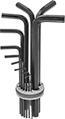 Image of Product. With Plastic Ring. Front orientation. L-Keys. L-Key Sets, Plastic Ring.