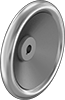 Unthreaded Through-Hole-Mount Solid Hand Wheels