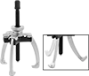Quick-Hold Reversible-Jaw External/Internal-Grip Gear and Bearing Pullers
