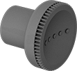 Image of Product. Front orientation. Knurled-Head Grip. Metal-Detectable Threaded-Hole Knobs.