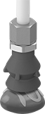 Image of ProductInUse. Front orientation. Vacuum Cups. Food and Beverage Vacuum Cups for Curved and Irregular Objects.