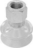 Image of Product. Single Bellows with Female Connection. Front orientation. Vacuum Cups. Food and Beverage Vacuum Cups for Curved and Irregular Objects, Single Bellows, Female.