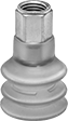 Image of Product. Multiple Bellows with Female Connection. Front orientation. Vacuum Cups. Food and Beverage Vacuum Cups for Curved and Irregular Objects, Multiple Bellows, Female.