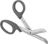 Image of Product. Front orientation. Scissors. High-Force Blunt-Point Lightweight Scissors.