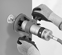 Image of ProductInUse. Front orientation. Pipe and Fittings. Spin-Weld Plastic Pipe Fittings for Water.