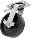 Image of Product. Front orientation. Casters. Easy-Store Adjustable Gantry Cranes , Wheel Brake and Swivel Lock (Total Lock).
