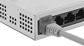 Image of ProductInUse. Front orientation. Electrical Connector Clips. Electrical Connector Security Clips.