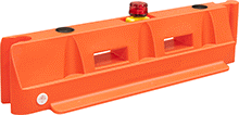 Image of Product. Front orientation. Barricades. Water-Fill Barricades.