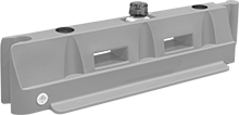 Image of Product. Shown with 360°-View LED Barricade Light. Front orientation. Barricades. Water-Fill Barricades.