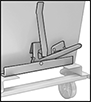 Image of ProductInUse. Locking Latch. Side1 orientation. ZoomedIn view. Contains Border. Hoppers. Mobile Hoppers.