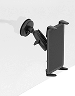 Image of ProductInUse. Shown Installed. Front orientation. Tablet Mounts. Tablet Mounts, Suction Mount.
