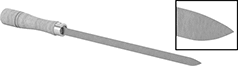 Image of Product. Front orientation. ZoomedIn view. Contains Inset, Border. Deburring Tools. Deburring Scrapers , Style G.