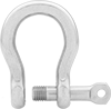 Captive Locking Screw-Pin Shackles—Not for Lifting