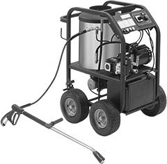 Image of Product. Front orientation. Pressure Washers. Hot-Water Pressure Washers, Style B.