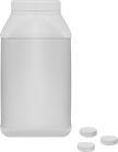 Image of Product. Jar. Front orientation. Disinfectants. Tablets, Jar.