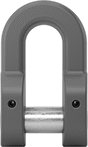 Image of Product. Front orientation. Shackles. D-Type Shackles for Lifting, Flush Hammer-Set-Dowel Pin.