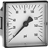 Square Panel-Mount Pressure Gauges