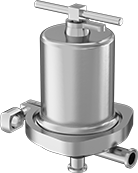 Image of Product. Front orientation. Pressure-Regulating Valves. Sanitary Pressure-Regulating Valves.