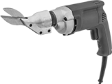 Image of Product. Front orientation. Sheet Metal-Cutting Shears. Electric Sheet Metal-Cutting Shears for Pliable Metal.