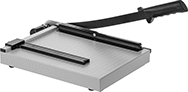 Image of Product. Metal Base. Front orientation. Paper Cutters. Metal Base.
