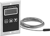 Remote-Reading Panel-Mount Freezer Thermometers with Audible Alarm