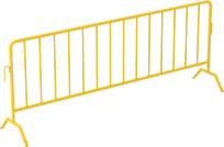 Image of Product. Front orientation. Barricades. Railing Barricades.
