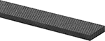 Image of Product. Front orientation. Rubber. Fabric-Reinforced EPDM Strips, Crisscross Texture.