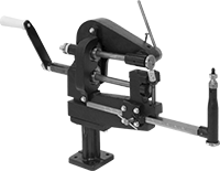 Image of Product. Front orientation. Gasket Cutters. Fast-Cut Circular Gasket Cutters, Manual Bench Mount Cutters.